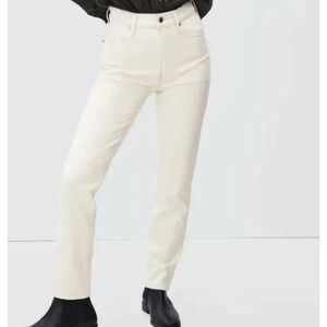 NWT Everlane Sz 29 The Original Cheeky Straight Jean in Ecru High Rise